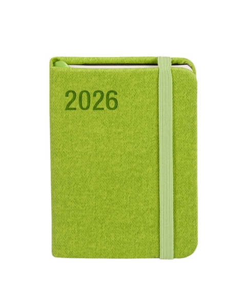 Kalendarz książkowy A7 TDW Awangarda zielony Antra